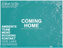 Tablet Screenshot of lakesidelounge.at